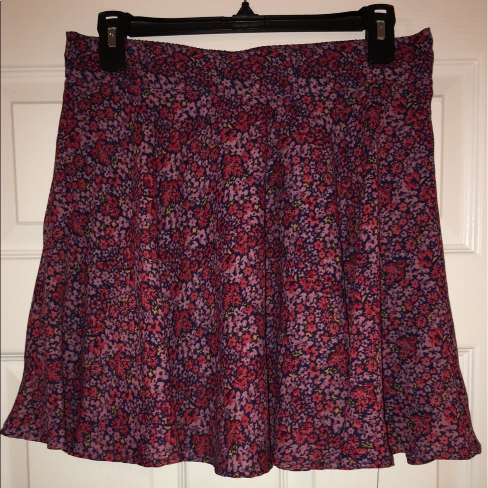 floral printed skirt